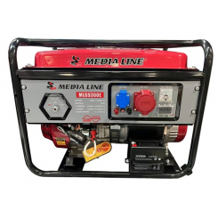 Генератор AGT MLG9300E/2, 10/3,3кВА, 380/230В, 50Гц, AVR, 25л, 10год/50%, 374г/кВт, IP23, 92 кг