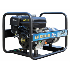 Генератор AGT7501RaSB, 6,4.кВа, R420, 230В/50Гц,313г/кВч,IP23, 6,5л, 73 кг,1х16А,1х32А  ручний старт