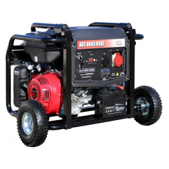 Генератор AGT8603HSBЕTTL, 400B/230В/50Гц, 8,25кВа, GX390, 28л, AVR, 10год(75%,), 2x16A, 1x32A, IP23