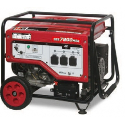 Генератор Daishin SEB7800HA, 230В/50 Гц,6,6кВа,GX390H2, AVR, 25л, 3х16А, 9год, 12В-8,3А,  83,5кг