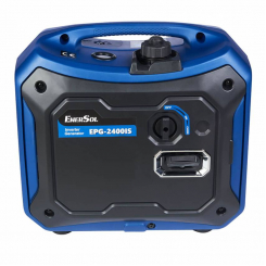 Генератор бензиновий EnerSol, інверторний, макс 2.4 кВт, двигун EnerSol ES-98G, ручний старт, вага 18,5 кг