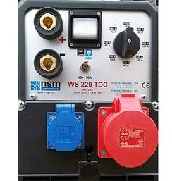 Генераторна установка звар. FH8220W 3ф- 6,5кВА/1ф-3,5кВА, звар.стр-220А, двиг.Honda-GX390, бак 6,2л, руч.старт