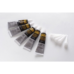 Герметик прокладок високотемпературний +350 °С, 100% силіконовий, сірий 5х25г СИЛА