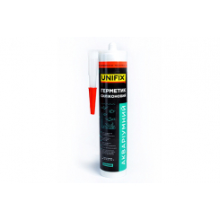 Герметик силіконовий акваріумний UNIFIX (чорний) 280 мл