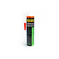Герметик силіконовий нейтральный всепогодний UNIFIX (прозорий) 280 мл