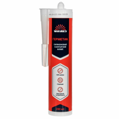 Герметик силіконовий санітарний білий 280 мл Vitals Fix