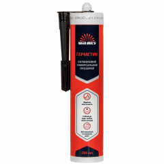 Герметик силіконовий універсальний прозорий 280 мл Vitals Fix