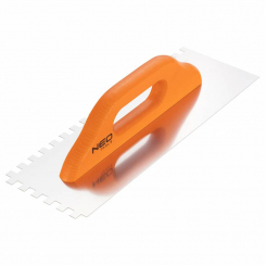 Гладилка зубчаста 380 x 128 мм, зуб 10 х 10 x 10 мм, дерев’яна ручка