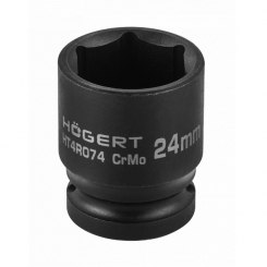 Голівка торцева ударна шестигранна HOEGERT 24 HT4R074