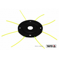 Головка сталева для кріплення жилки до газонокосарок YT-85001/YT-85003 YATO Ø2-3 мм 300-430 мм