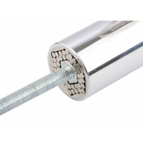 Головка торцева багаторозмірна (11-32 мм) під квадрат 1/2", CrV, хромована GROSS