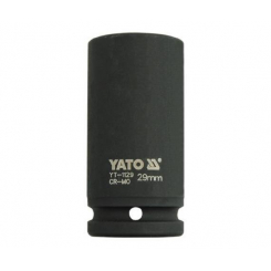 Головка торцева ударна YATO глибока 6-гранна, з квадром. 3/4", М=29мм, l=90мм, [8/32]