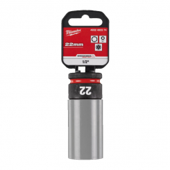 Головка ударна довга 1/2" 22мм (пластик) AUTO MILWAUKEE