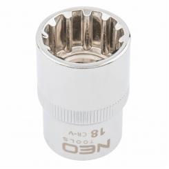 Головка змінна  Spline 1/2" 18 мм