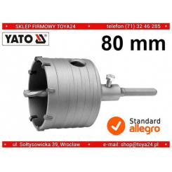 Головки торцеві із квадр. 1/2" та 3/8" YATO з викруткою. 6-гран. вставками, М2-М12 9 шт., Компл.