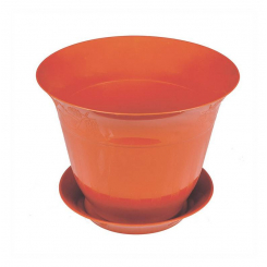 Горщик квітковий ГОСПОДАР "МОЛДОВА" Ø25 см коричневий 92-8046