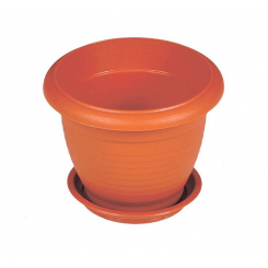 Горщик квітковий ГОСПОДАР "РИМ" Ø17 см коричневий 92-8054