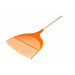 Граблі пластикові віялові ГОСПОДАР 26 зубів 710х660 мм c держаком 92-1299