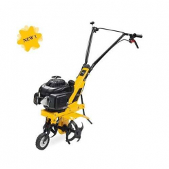 Мотокультиватор STIGA, STIGA RSCT100, номін. потужність 1,8 кВт/2,43 л.с., макс. потужність 2,6кВт/3,5л.с., паливний бак 0,8л, черв'ячний редуктор ремінь приводу, 1 швидкість вперед, захоплення 36см (4 фрези - по 2 на кожній півосі), глибина до 20см, регу