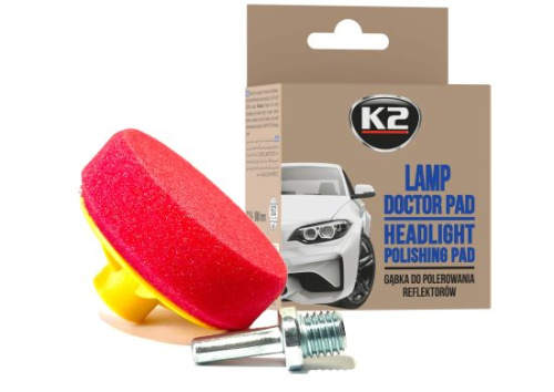 Губка для полировки фар K2 Lamp Doctor Pad 80мм