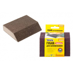 Губка для шліфування MASTERTOOL ТРАПЕЦІЯ Р120 110х90х25 мм 08-0612