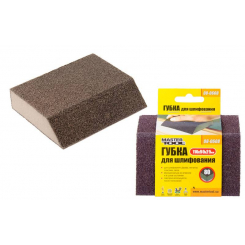 Губка для шліфування MASTERTOOL ТРАПЕЦІЯ Р80 110х90х25 мм 08-0608