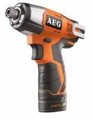 Гвинтоверт акум. BSS12CLI-202C AEG, 12В, 2Ач, 0-2000об/хв, 115Нм, 1/4", 1.2кг, кейс