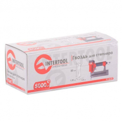 Цвях для степлера 50 мм, 1.0*1.25 мм, 5000 шт/уп. INTERTOOL PT-8650