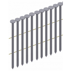 Цвях рифлений у бобіні Prebena типу CNW 2,5/50 (10,8 тис. шт.)