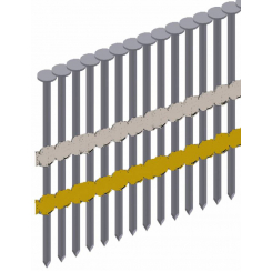 Цвях гвинтовий у стрічці Prebena типу RK 3,1/100 (2,5 тис. шт.)