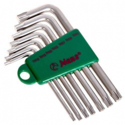 Інструмент HANS. Комплект кутових ключів TORX 7 пр. (16744-7T)