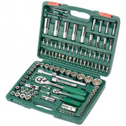 Інструмент HANS. Набір торці. головок 1/4" DR4-14мм та 1/2" DR10-32 мм, 108 предм. (TK-108)