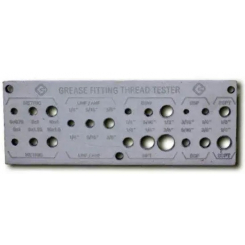 Інструмент для вимірювання різьби прес-маслянок 207х75 мм, для 21 типу різьб, алюмнієвий