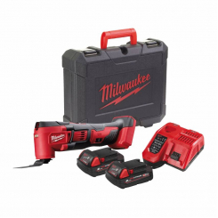 Інструмент багатофункціональний акумуляторний MILWAUKEE, M18 BMT-421C ( заряд.пристрій, 1 акум.Х 2Ач, 1 акум.Х 4Ач, кейс)