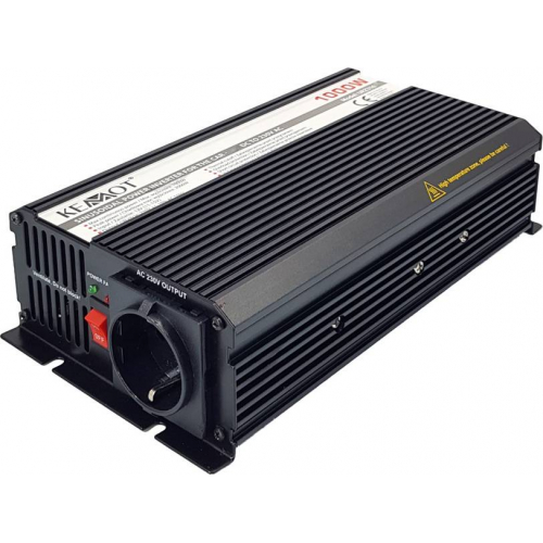 Інвертор автомобільний 24V-220V 1000W перетворювач напруги KEMOT