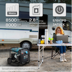 Інверторний генератор KS 8100iE ATSR