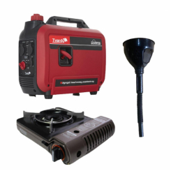Інверторний генератор Tvardy T05015 + газова плитка Orcamp CK-505, та лійка в дарунок