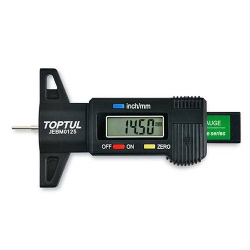 Вимірювач глибини протектора шин електронний 0-25,4мм TOPTUL JEBM0125