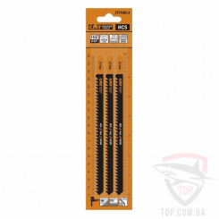 JT744D-3 Пильне полотно  I=155 L=180 3 шт. відстань між зубами 4