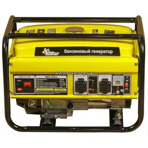 Генератор бензиновий Кентавр КБГ258 (2019) | 2,8 кВт
