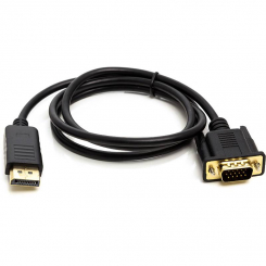 Кабель PowerPlant DisplayPort (M) – VGA (M), 1 м