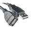 Кабель PowerPlant USB 2.0 AF – AM, 5м, One ferrite