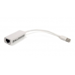 Кабель PowerPlant USB - Ethernet RJ45, 15см