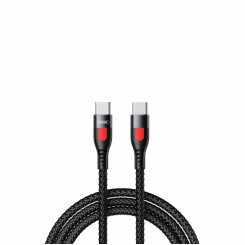 Кабель Remax Lesu Type-C to Type-C PD 65W 1M Чорний (RC-195)