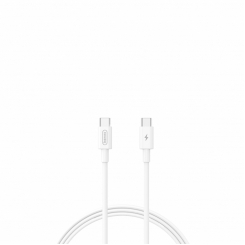 Кабель Remax Marlik Type-C to Type-C 65W 1M Білий (RC-191)