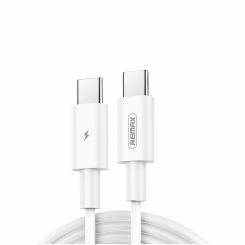 Кабель Remax Marlik Type-C to Type-C PD 100W 1M Білий (RC-175c)