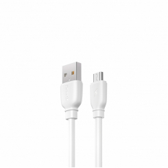 Кабель Remax Suji Pro USB 2.0 to microUSB 2.4A 1M Білий (RC-138m-w)