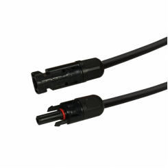 Кабель для сонячних електростанцій H1Z2Z2-K 1*4 1.5 м чорний (тато/мама)