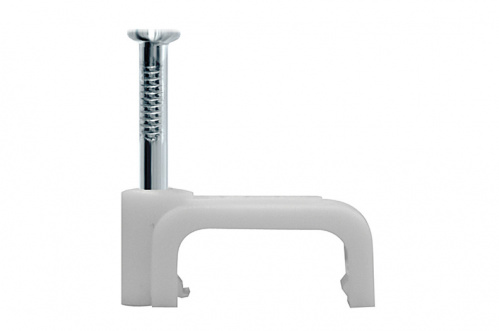 Кабельна кліпса пласка 10мм (пач 100шт) APRO