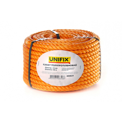 Канат поліпропіленовий 12мм 50м UNIFIX